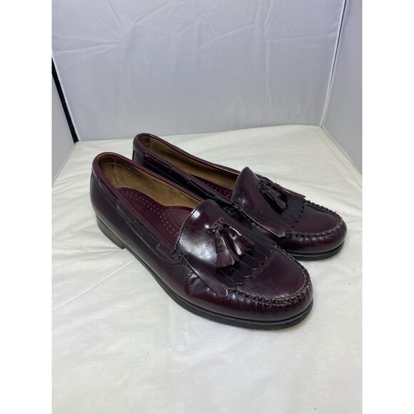 G.H. Bass & Co. Weejuns Layton Tassel Loafers in Burgundy Mens Size 11.5 D - Picture 1 of 12